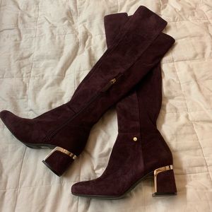 Size 6 Purple/Maroon DKNY Boots